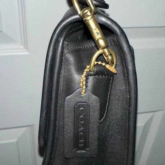 Vintage Coach Court Bag 9870 Black - Picture 5 of 8